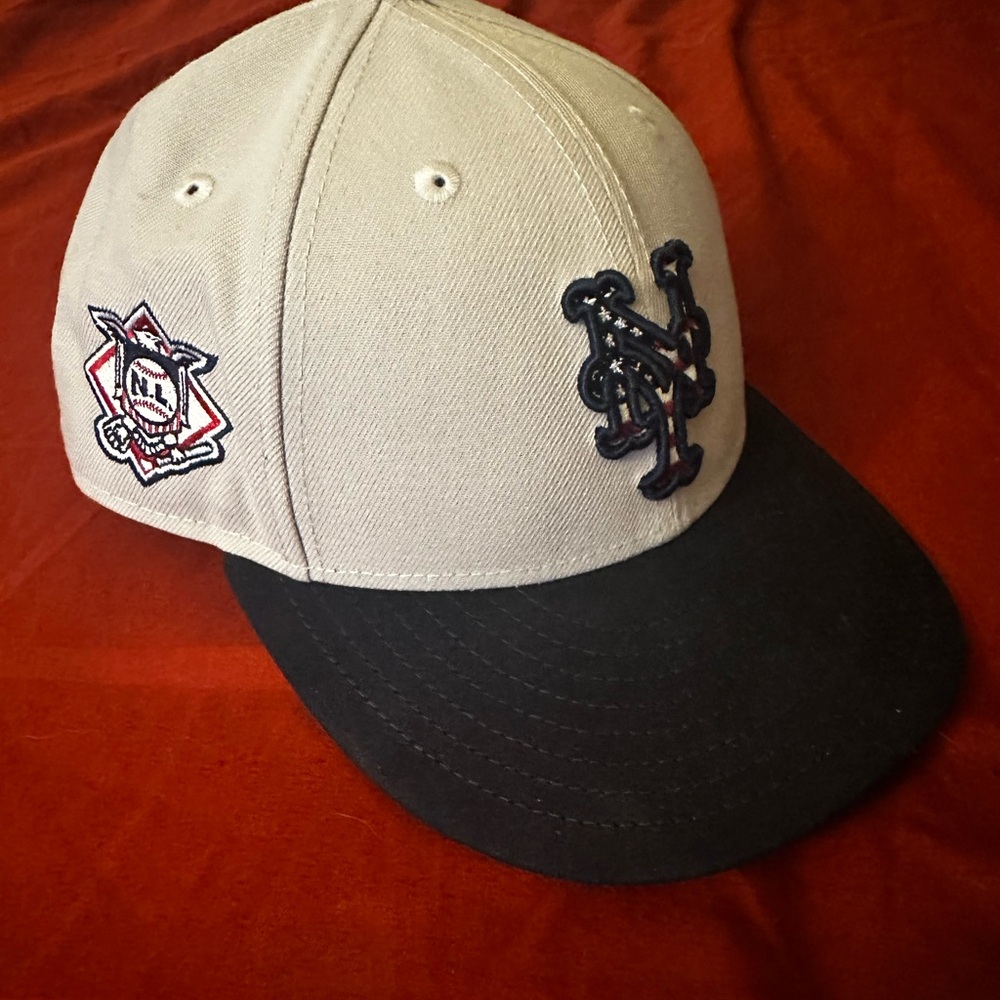 NewEra Ny Mets Fitted Cap National League Patch Size 7 1/4